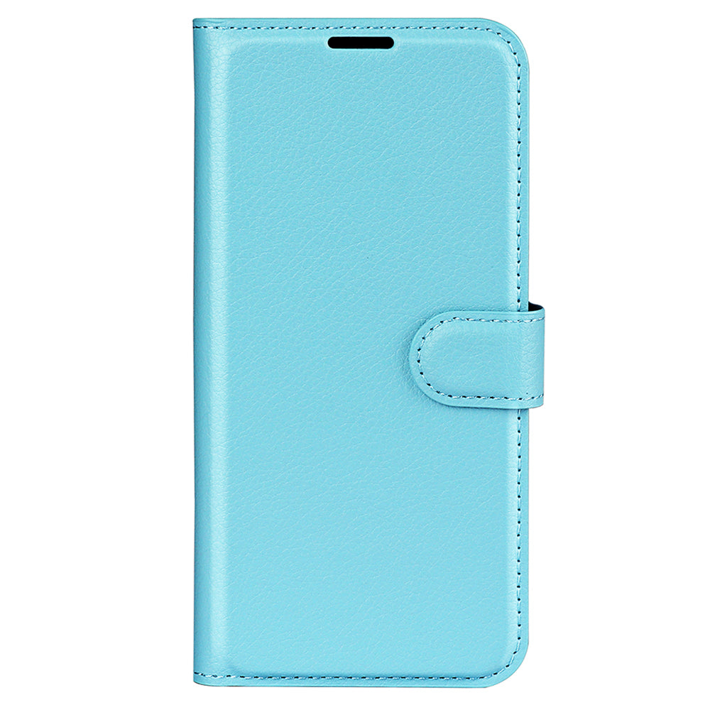 For Samsung Galaxy A24 4G PU Leather Wallet Shell Litchi Texture Phone Case Flip Stand Cover