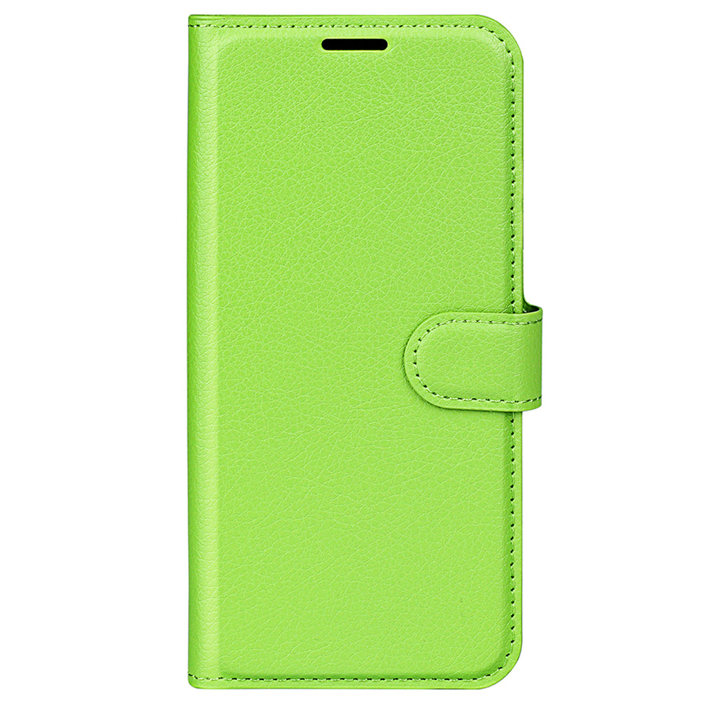 For Samsung Galaxy A24 4G PU Leather Wallet Shell Litchi Texture Phone Case Flip Stand Cover