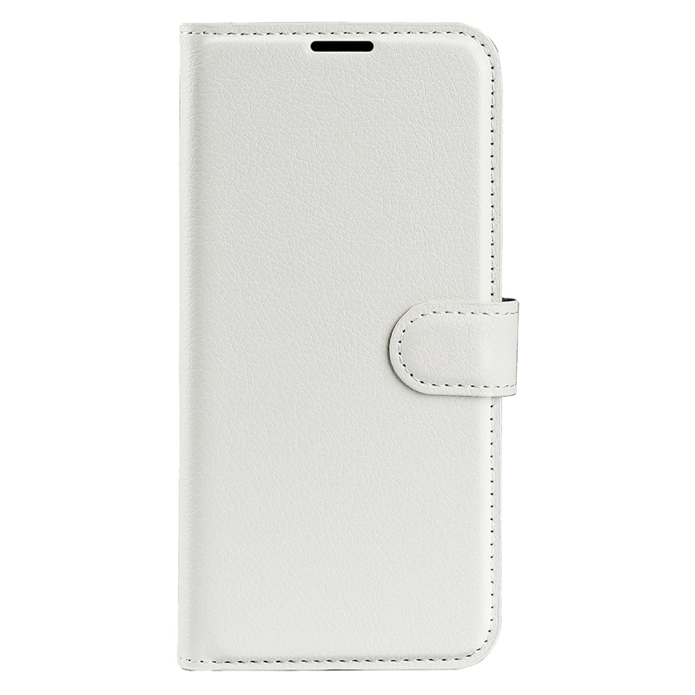 For Xiaomi Redmi Note 12 4G Litchi Texture PU Leather Wallet Anti-drop Shell Flip Stand Phone Case