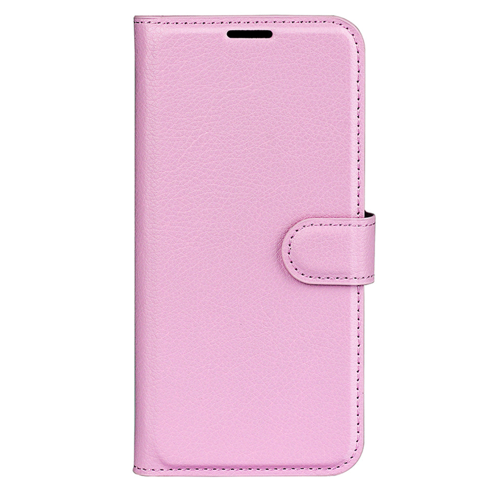 For Xiaomi Redmi Note 12 4G Litchi Texture PU Leather Wallet Anti-drop Shell Flip Stand Phone Case