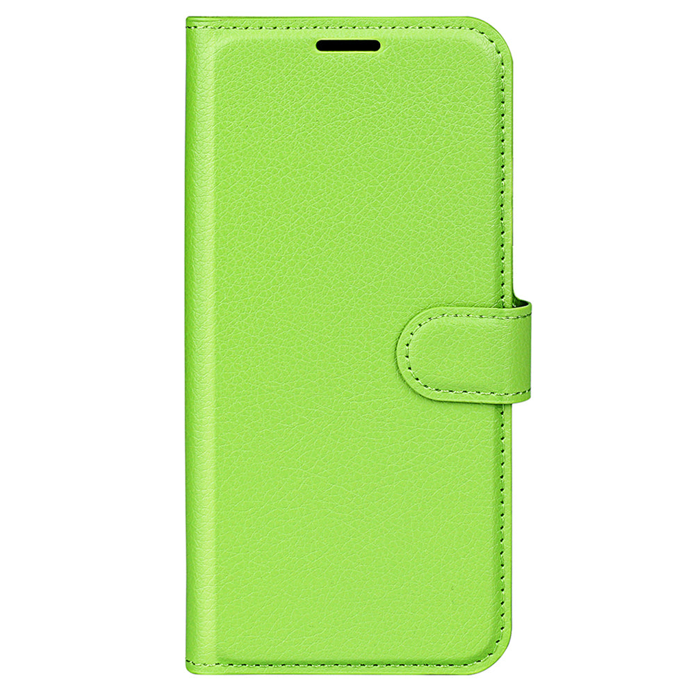 For Xiaomi Redmi Note 12 4G Litchi Texture PU Leather Wallet Anti-drop Shell Flip Stand Phone Case