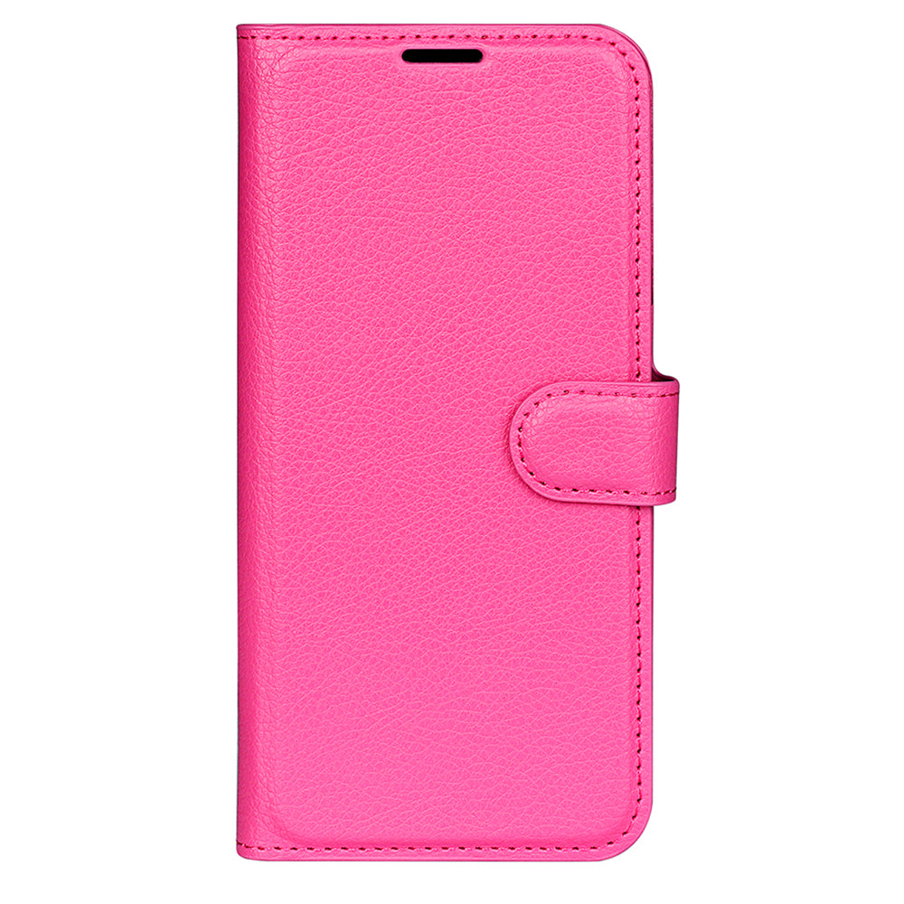 For Xiaomi Redmi Note 12 4G Litchi Texture PU Leather Wallet Anti-drop Shell Flip Stand Phone Case
