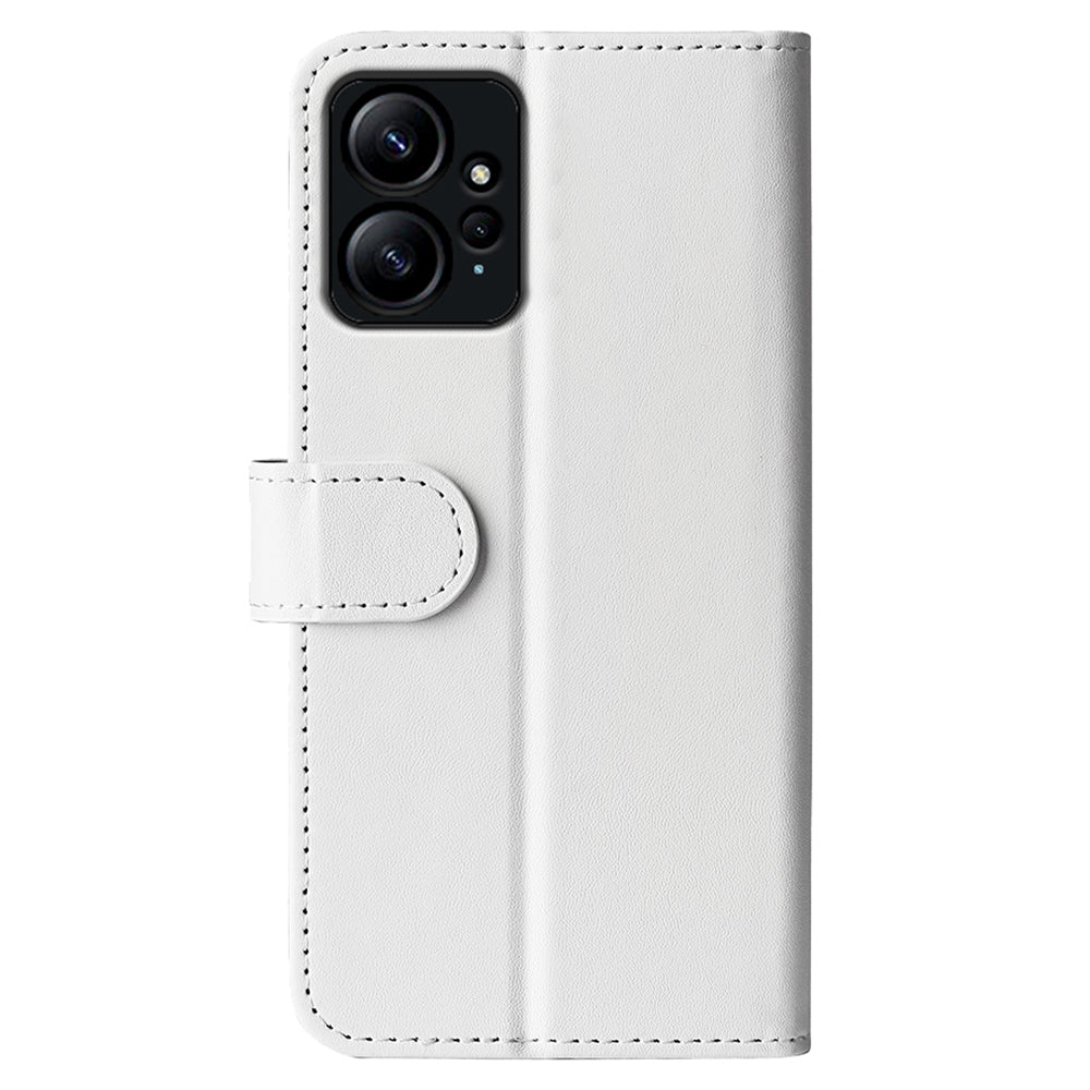 For Xiaomi Redmi Note 12 4G Crazy Horse Texture Drop-proof Phone Case PU Leather Wallet Flip Stand Cover