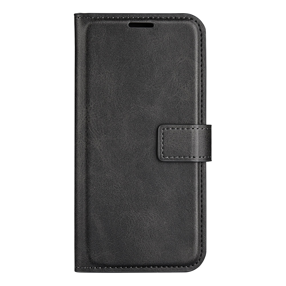 For Xiaomi Redmi Note 12 4G Leather Wallet Protective Shell Calf Texture Square Clasp Stand Phone Case