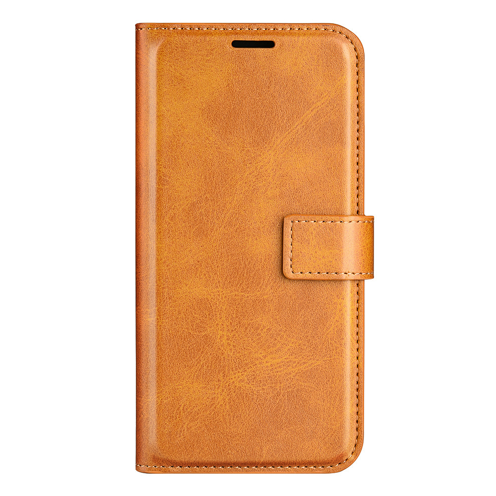 For Xiaomi Redmi Note 12 4G Leather Wallet Protective Shell Calf Texture Square Clasp Stand Phone Case