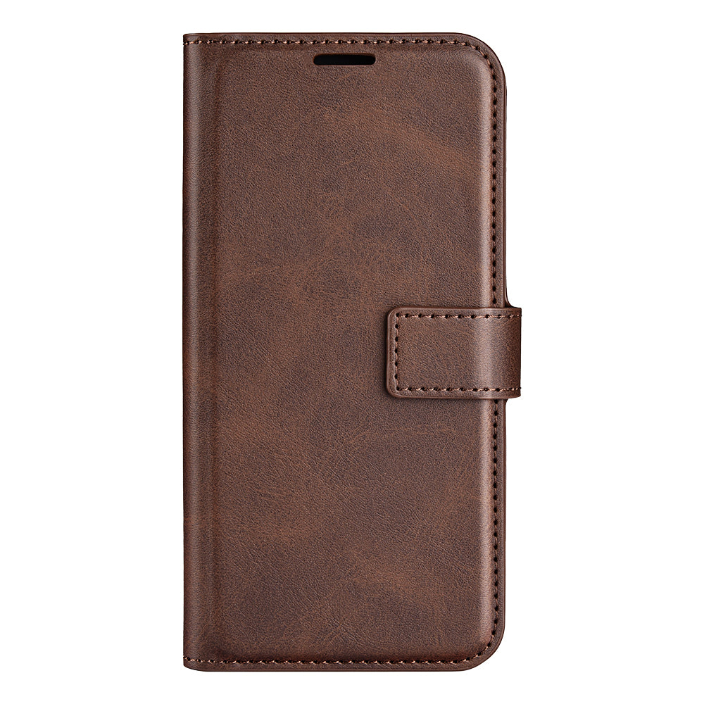 For Xiaomi Redmi Note 12 4G Leather Wallet Protective Shell Calf Texture Square Clasp Stand Phone Case