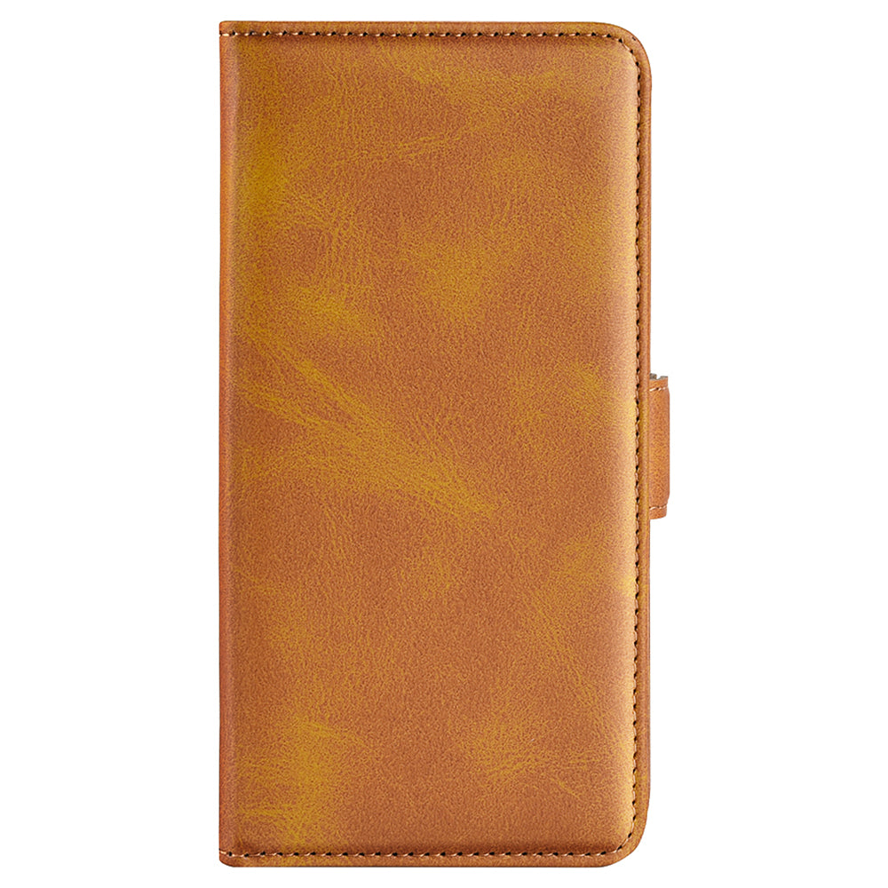 For Xiaomi Redmi Note 12 4G Calf Texture Shockproof Cover PU Leather Stand Wallet Phone Case