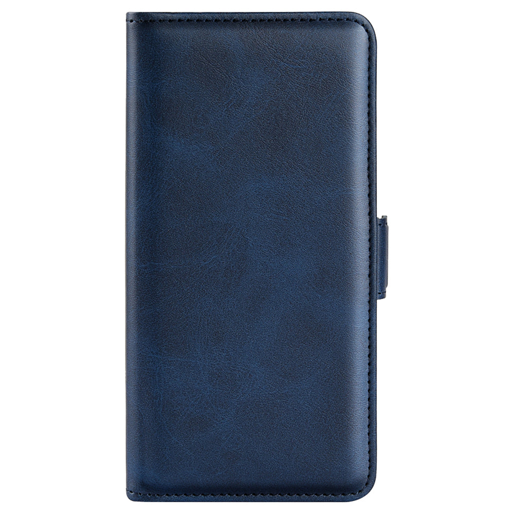 For Xiaomi Redmi Note 12 4G Calf Texture Shockproof Cover PU Leather Stand Wallet Phone Case