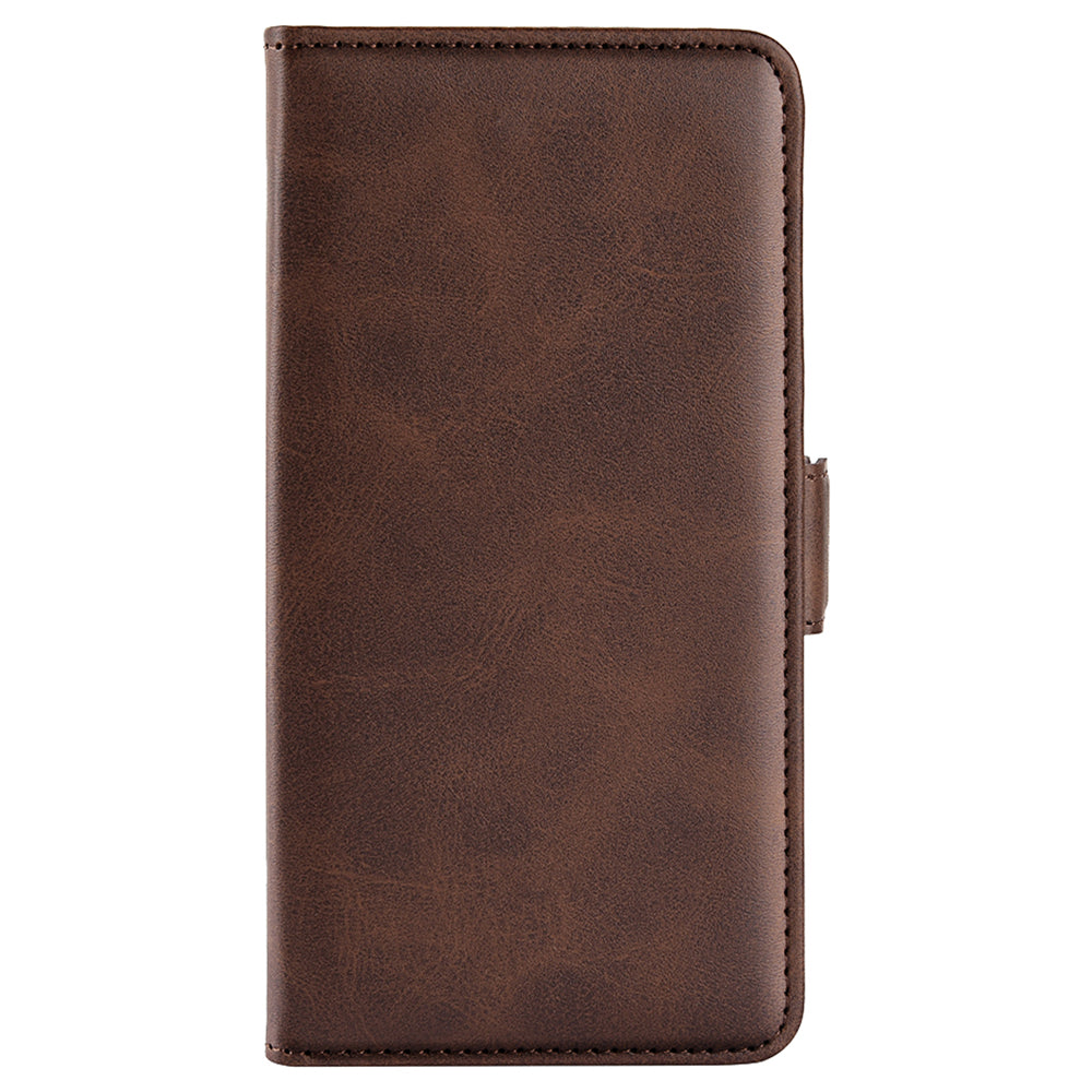 For Xiaomi Redmi Note 12 4G Calf Texture Shockproof Cover PU Leather Stand Wallet Phone Case