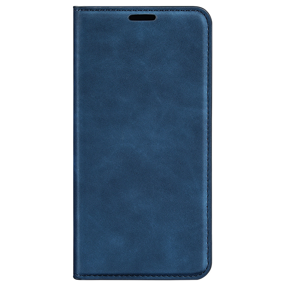 For Xiaomi Redmi Note 12 4G Skin-touch Leather Wallet Phone Case Magnetic Auto Closing Stand Cover