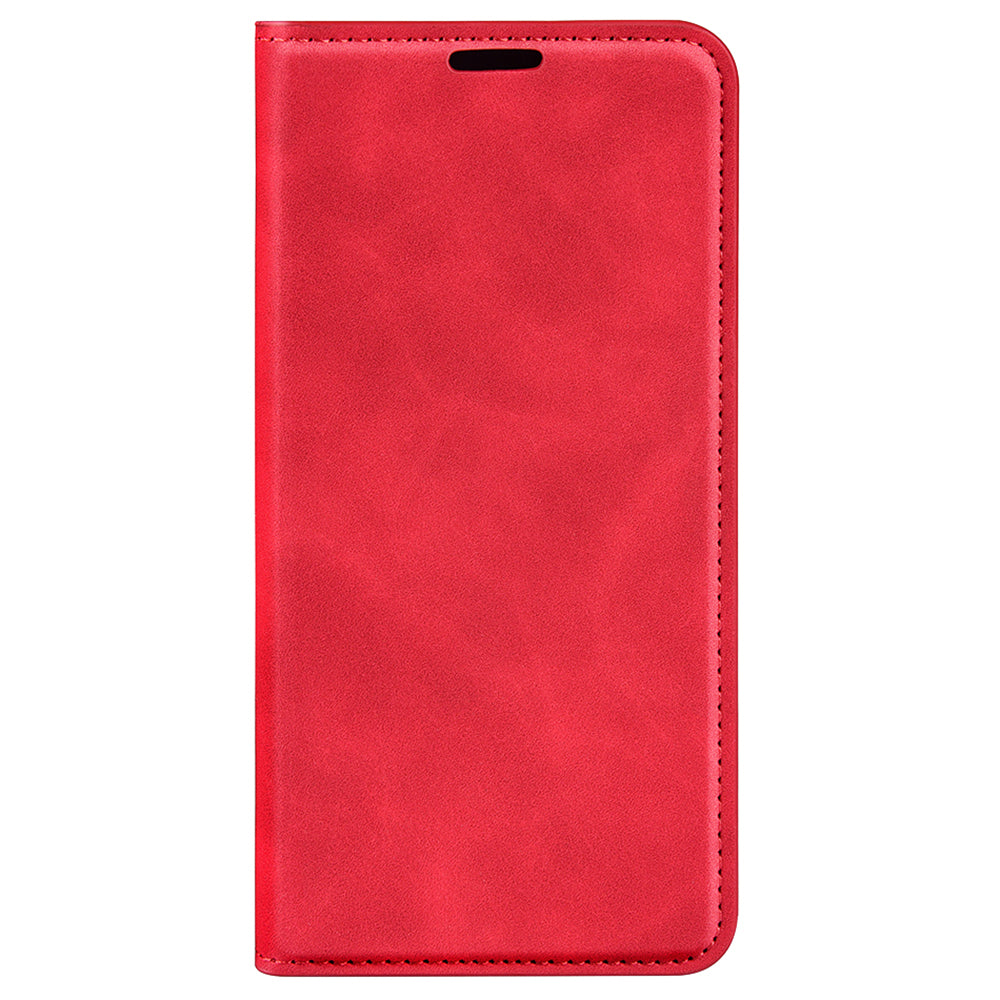 For Xiaomi Redmi Note 12 4G Skin-touch Leather Wallet Phone Case Magnetic Auto Closing Stand Cover