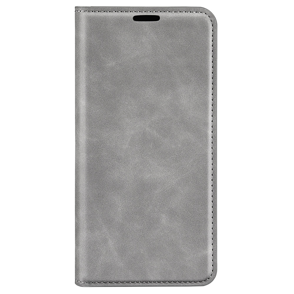 For Xiaomi Redmi Note 12 4G Skin-touch Leather Wallet Phone Case Magnetic Auto Closing Stand Cover