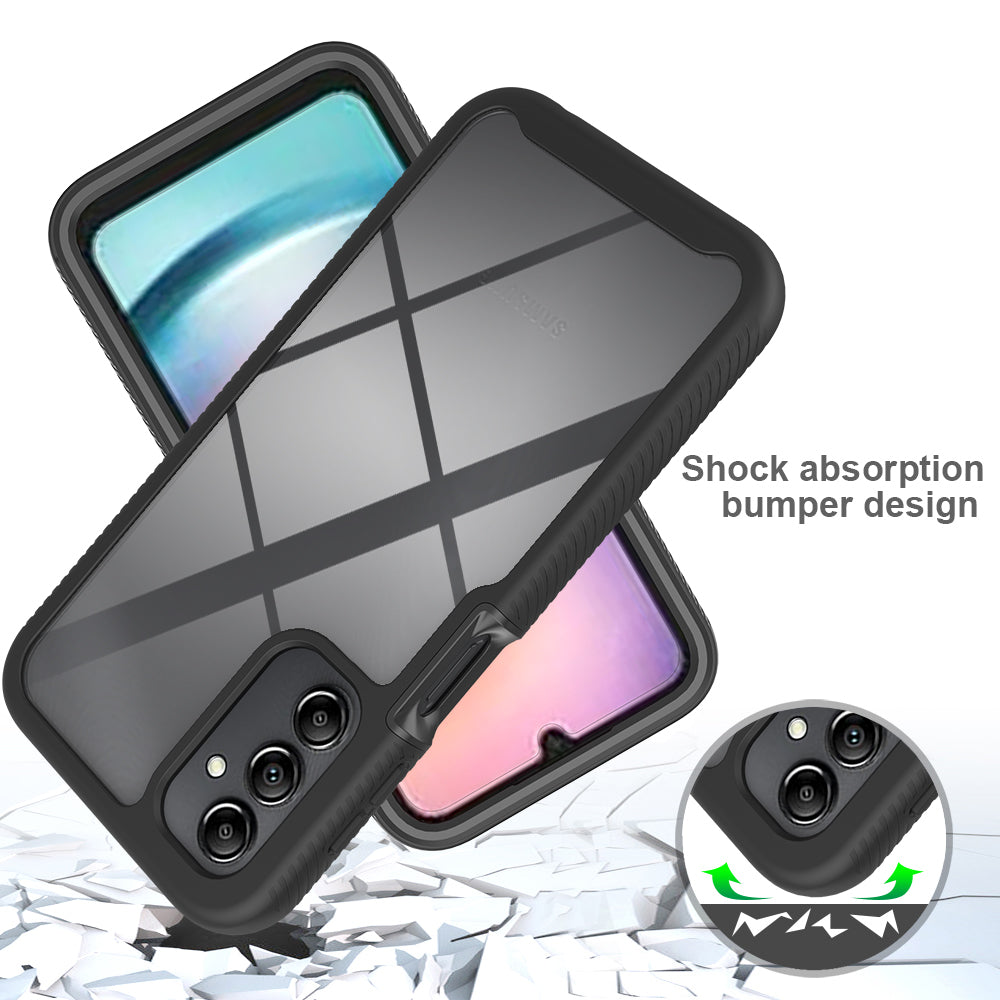 For Samsung Galaxy A24 4G Anti-drop Cell Phone Case Acrylic+PC+TPU Phone Cover