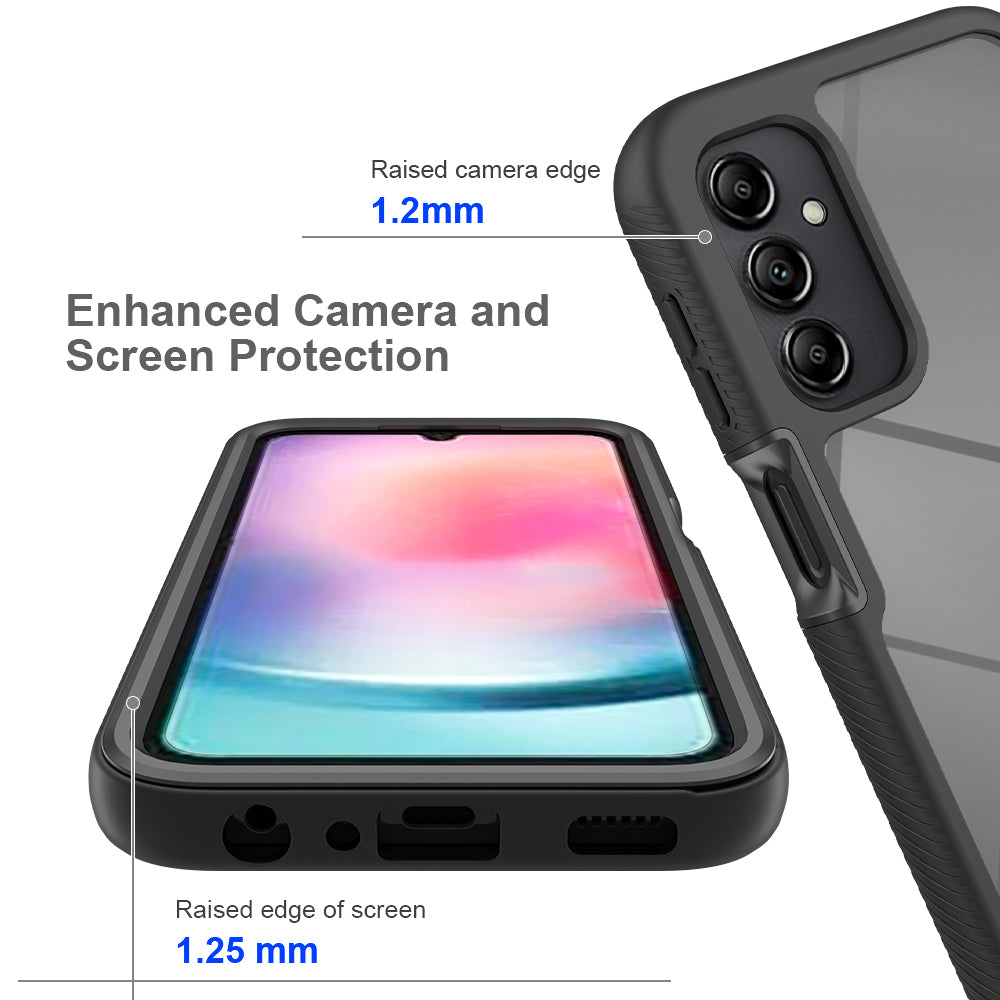 For Samsung Galaxy A24 4G Anti-drop Cell Phone Case Acrylic+PC+TPU Phone Cover