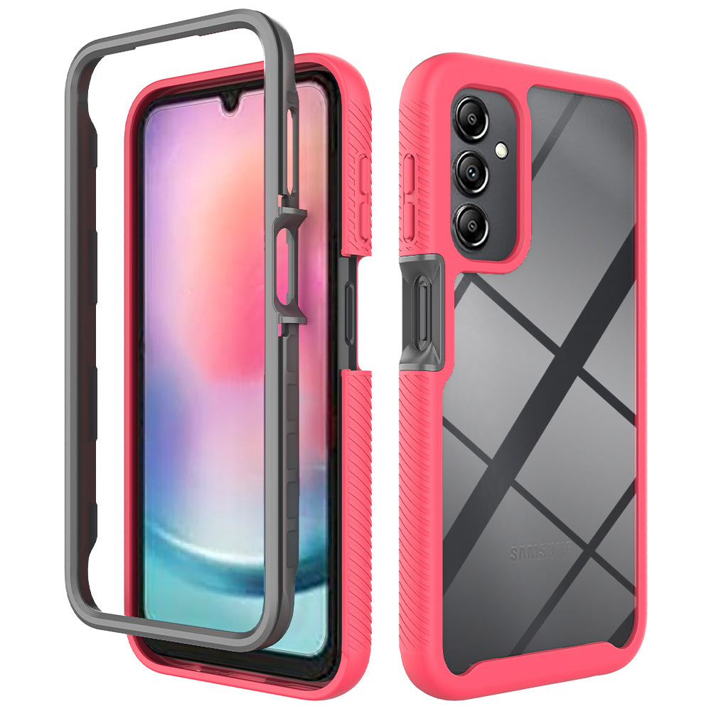 For Samsung Galaxy A24 4G Anti-drop Cell Phone Case Acrylic+PC+TPU Phone Cover