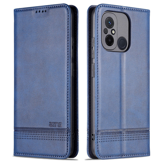 AZNS For Xiaomi Poco C55 4G / Redmi 11A 4G / Redmi 12C 4G Leather Phone Case Wallet Stand Smartphone Cover