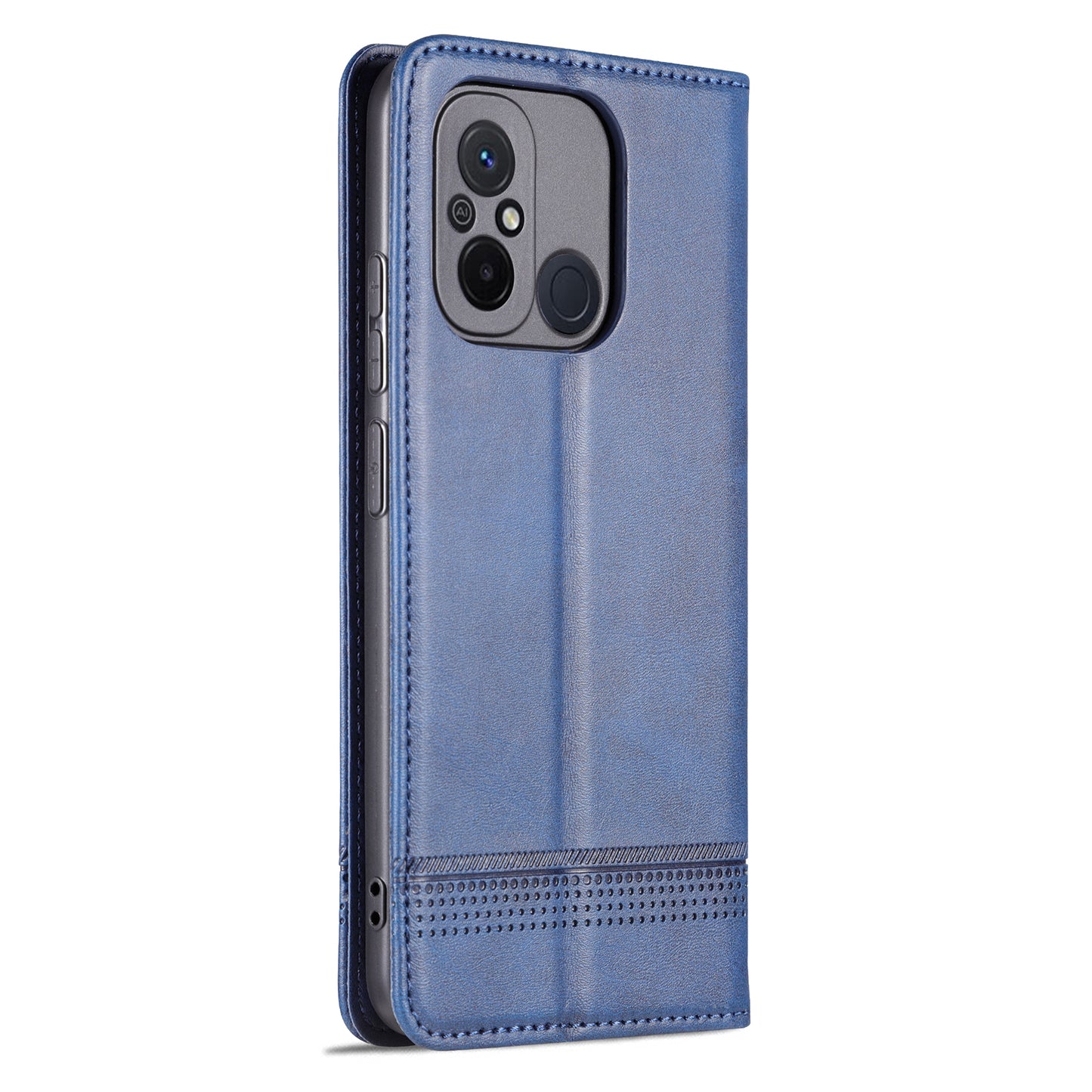 AZNS For Xiaomi Poco C55 4G / Redmi 11A 4G / Redmi 12C 4G Leather Phone Case Wallet Stand Smartphone Cover