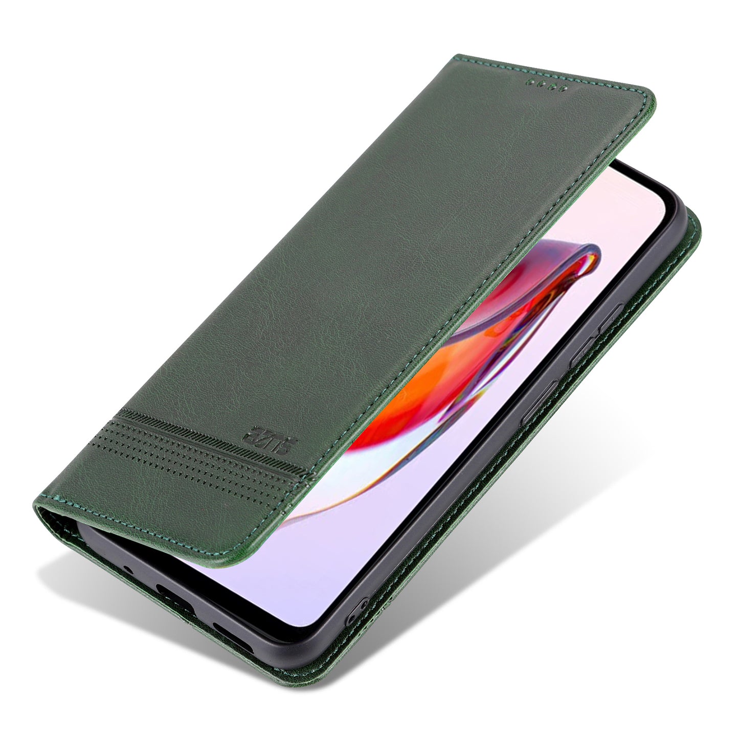 AZNS For Xiaomi Poco C55 4G / Redmi 11A 4G / Redmi 12C 4G Leather Phone Case Wallet Stand Smartphone Cover