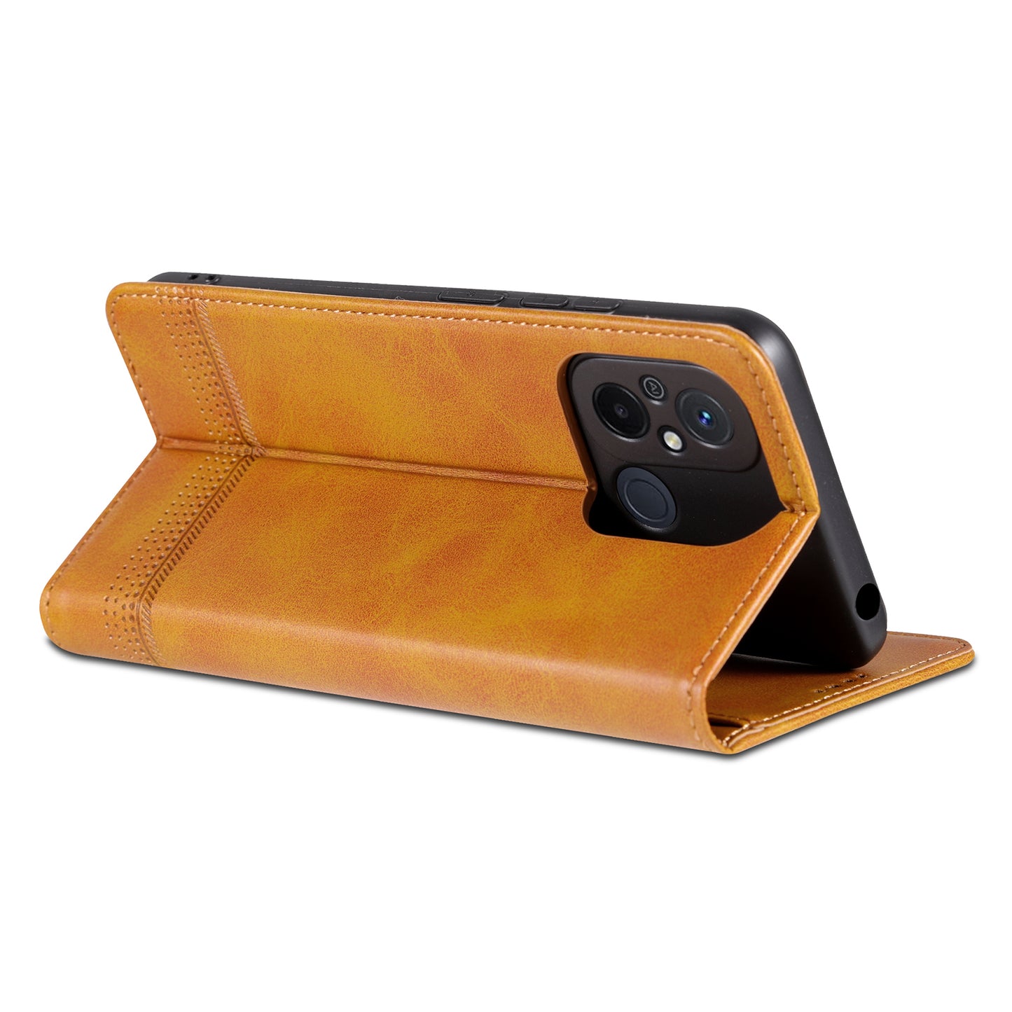 AZNS For Xiaomi Poco C55 4G / Redmi 11A 4G / Redmi 12C 4G Leather Phone Case Wallet Stand Smartphone Cover