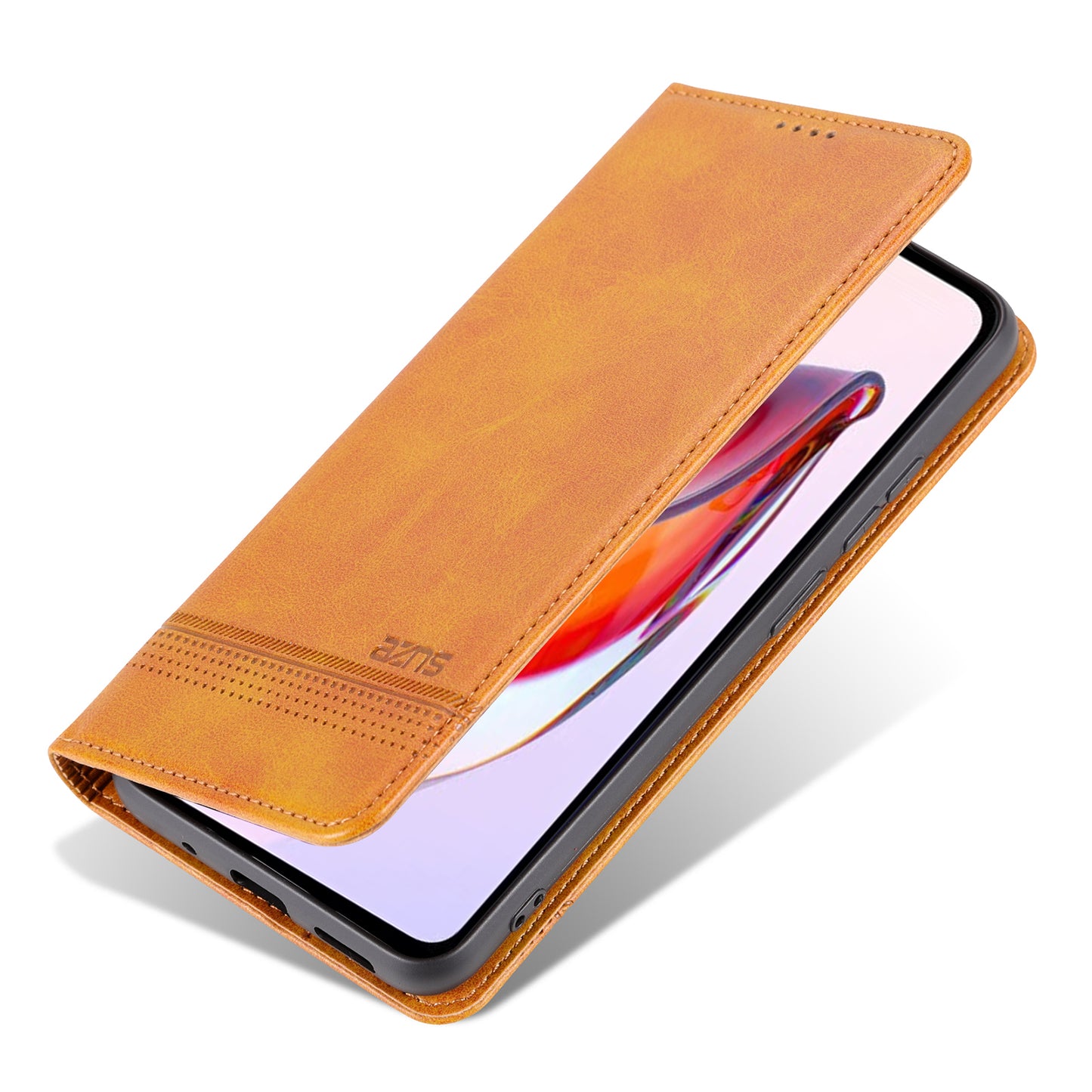 AZNS For Xiaomi Poco C55 4G / Redmi 11A 4G / Redmi 12C 4G Leather Phone Case Wallet Stand Smartphone Cover
