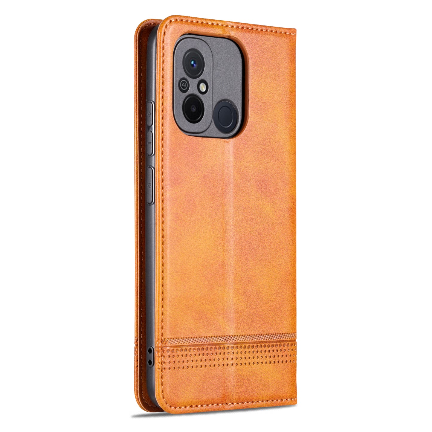 AZNS For Xiaomi Poco C55 4G / Redmi 11A 4G / Redmi 12C 4G Leather Phone Case Wallet Stand Smartphone Cover