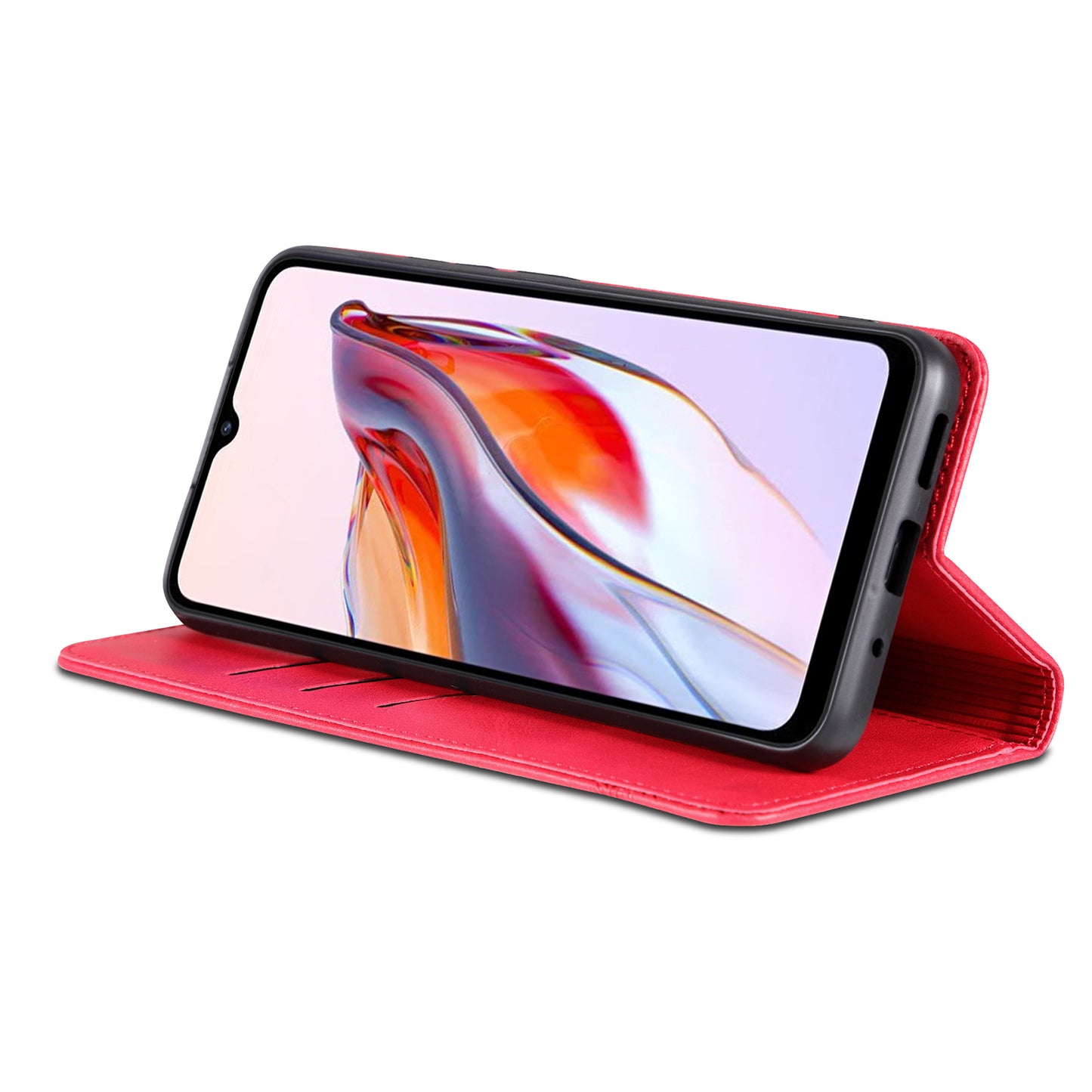 AZNS For Xiaomi Poco C55 4G / Redmi 11A 4G / Redmi 12C 4G Leather Phone Case Wallet Stand Smartphone Cover