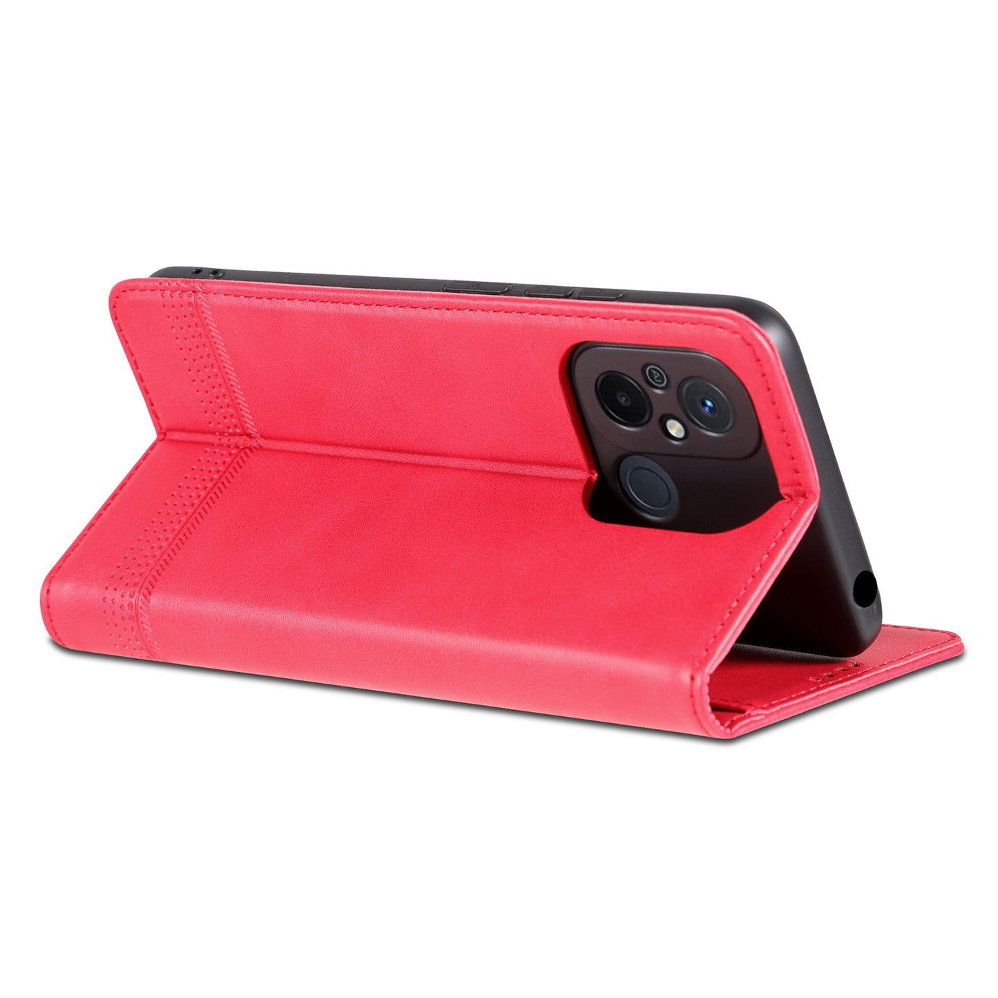 AZNS For Xiaomi Poco C55 4G / Redmi 11A 4G / Redmi 12C 4G Leather Phone Case Wallet Stand Smartphone Cover