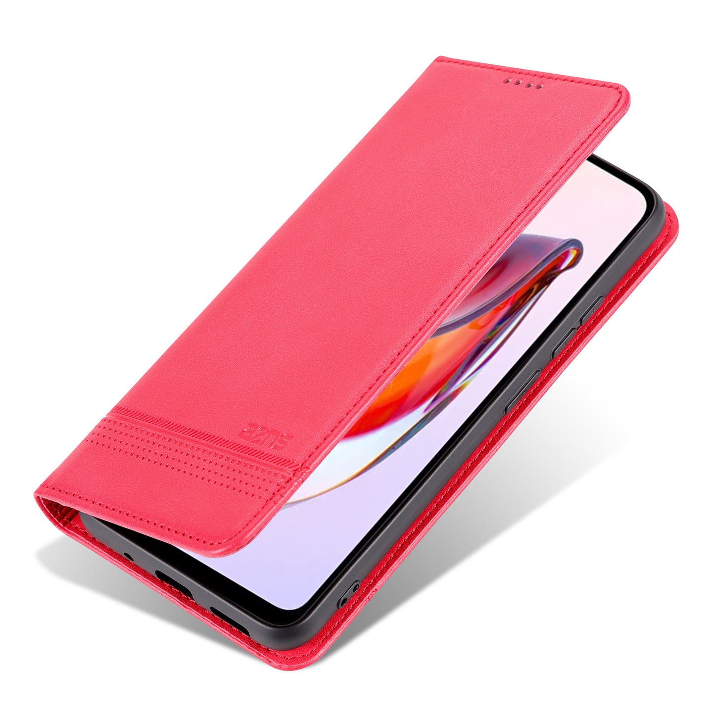 AZNS For Xiaomi Poco C55 4G / Redmi 11A 4G / Redmi 12C 4G Leather Phone Case Wallet Stand Smartphone Cover