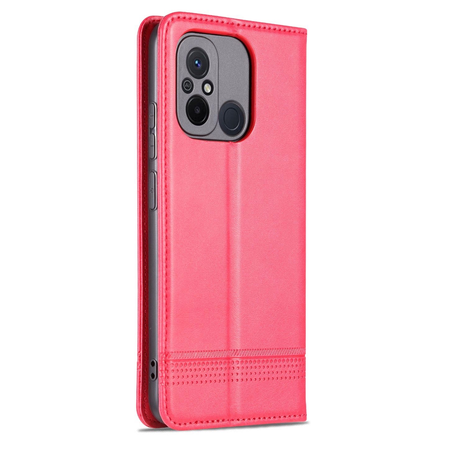 AZNS For Xiaomi Poco C55 4G / Redmi 11A 4G / Redmi 12C 4G Leather Phone Case Wallet Stand Smartphone Cover