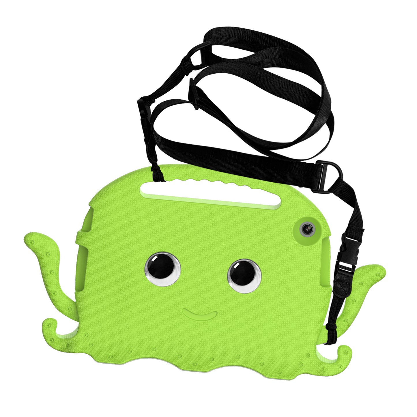 For Lenovo Tab M10 (Gen 3) Tablet EVA Case Cartoon Octopus Hand Grip Tablet Cover with Shoulder Strap