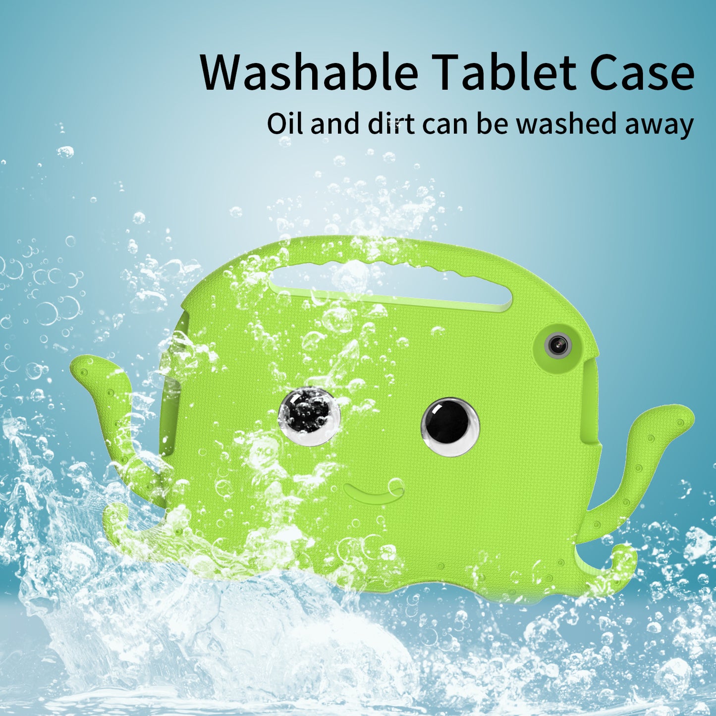 For Lenovo Tab M10 (Gen 3) Tablet EVA Case Cartoon Octopus Hand Grip Tablet Cover with Shoulder Strap