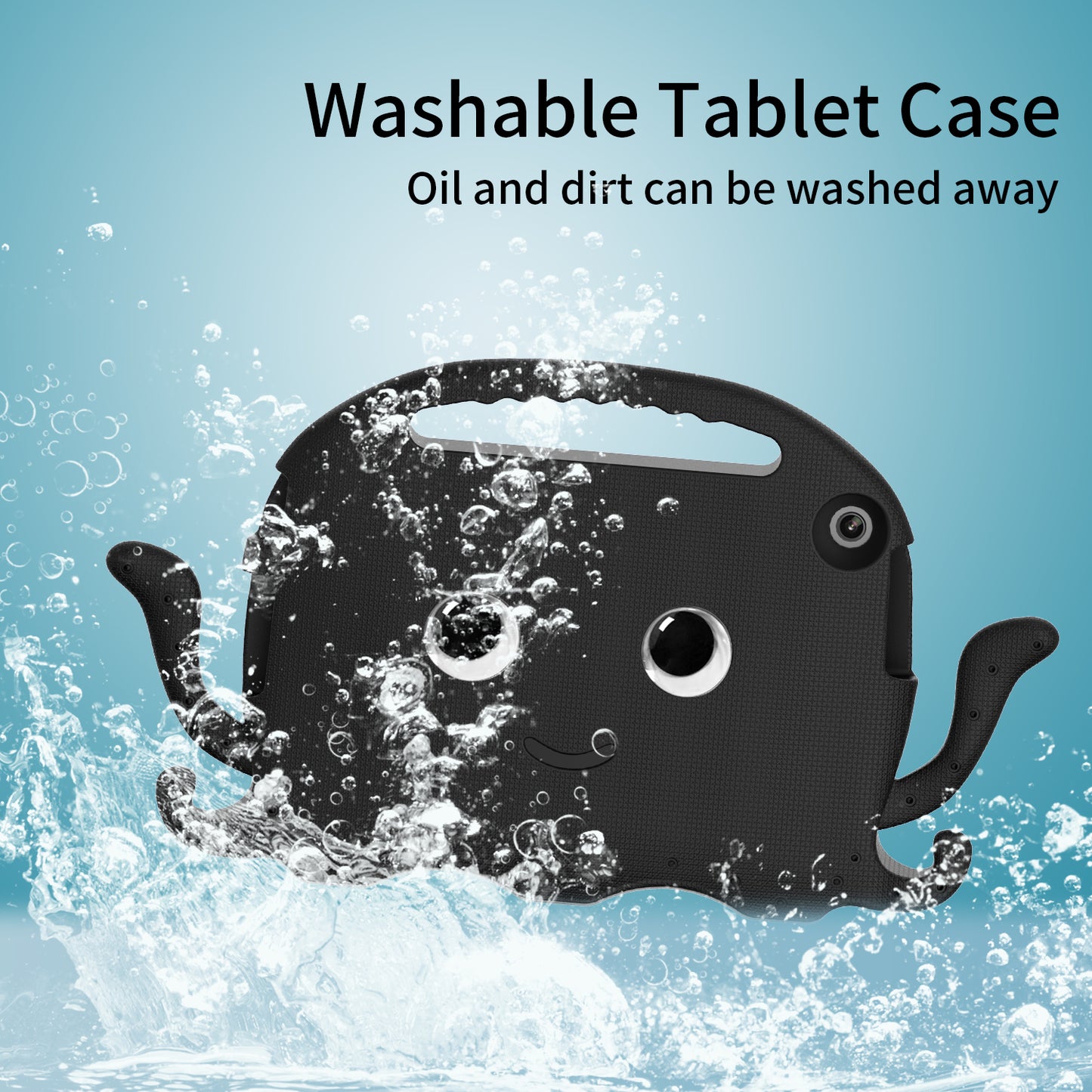 For Lenovo Tab M10 (Gen 3) Tablet EVA Case Cartoon Octopus Hand Grip Tablet Cover with Shoulder Strap