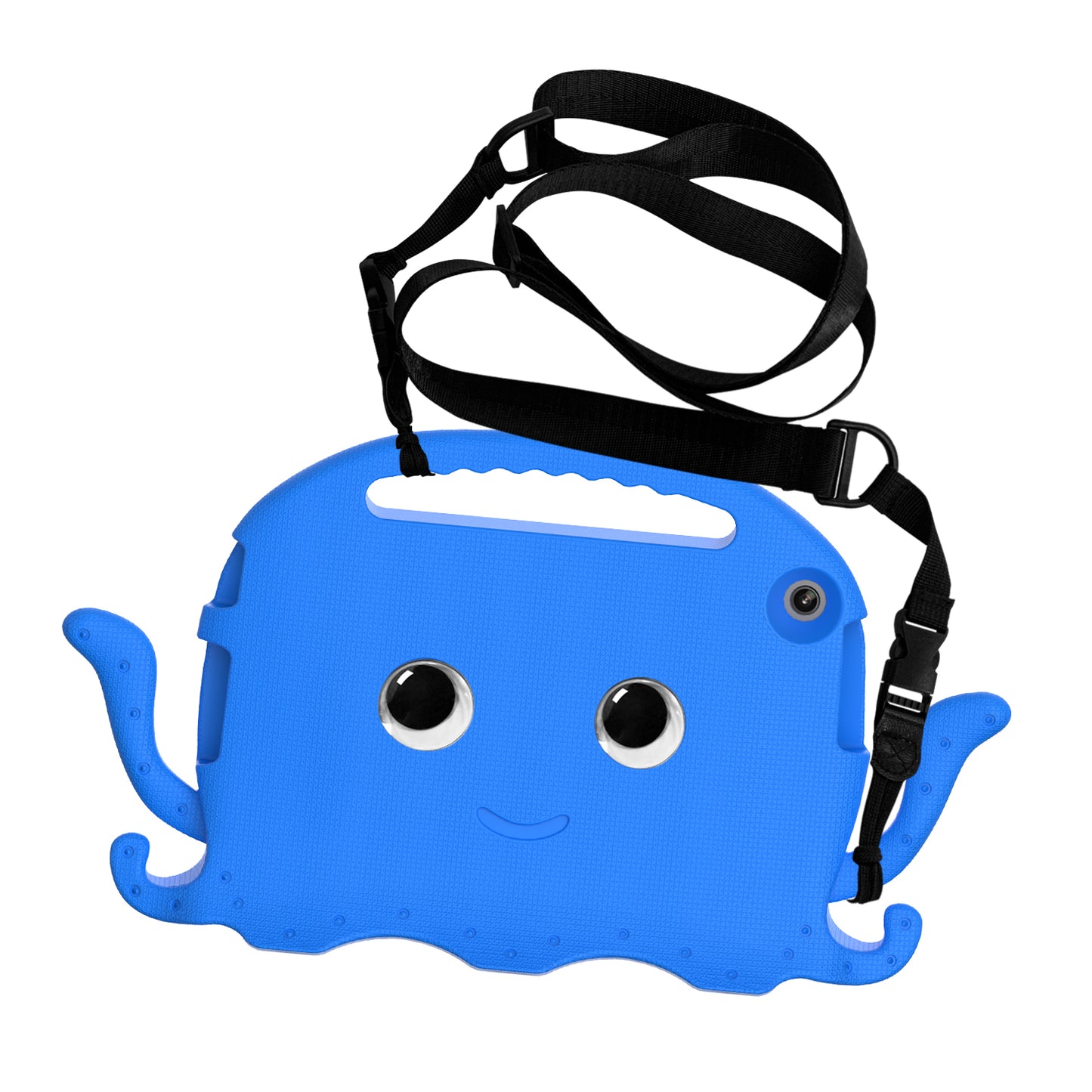 For Lenovo Tab M10 (Gen 3) Tablet EVA Case Cartoon Octopus Hand Grip Tablet Cover with Shoulder Strap