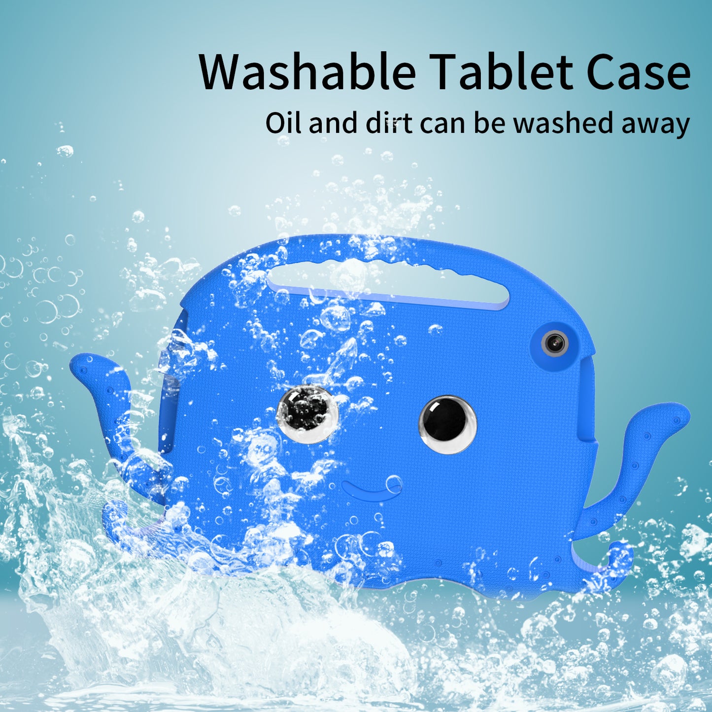 For Lenovo Tab M10 (Gen 3) Tablet EVA Case Cartoon Octopus Hand Grip Tablet Cover with Shoulder Strap