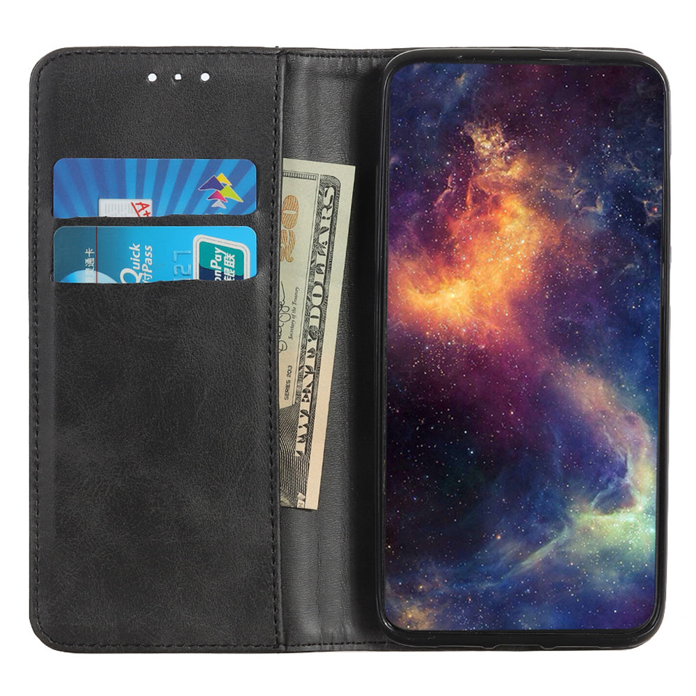 Split Leather Phone Case for Nokia G22 , Anti-drop Wallet Flip Stand Phone Cover