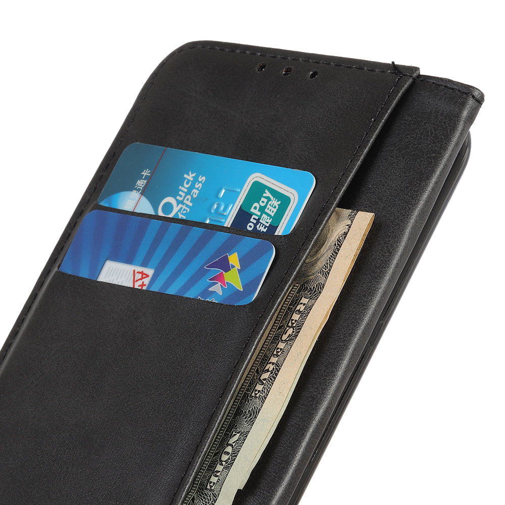 Split Leather Phone Case for Nokia G22 , Anti-drop Wallet Flip Stand Phone Cover