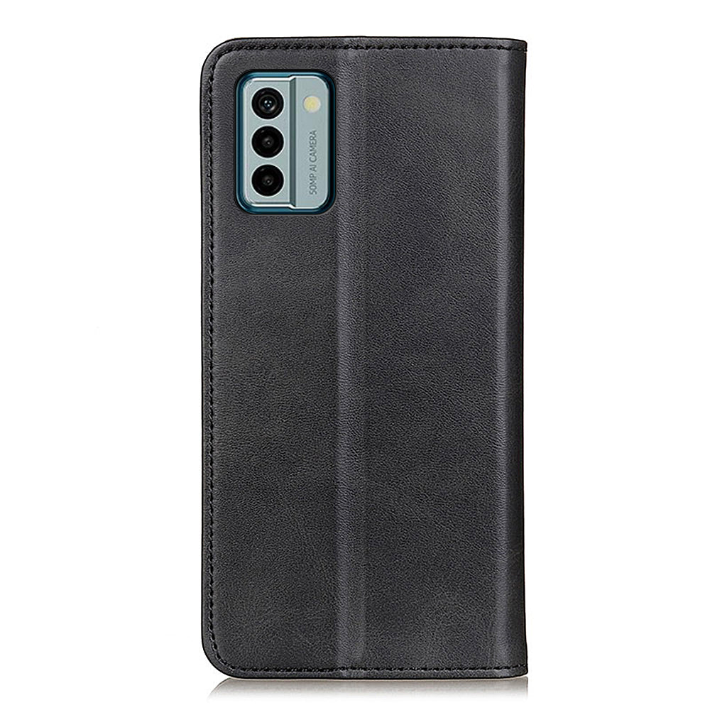 Split Leather Phone Case for Nokia G22 , Anti-drop Wallet Flip Stand Phone Cover