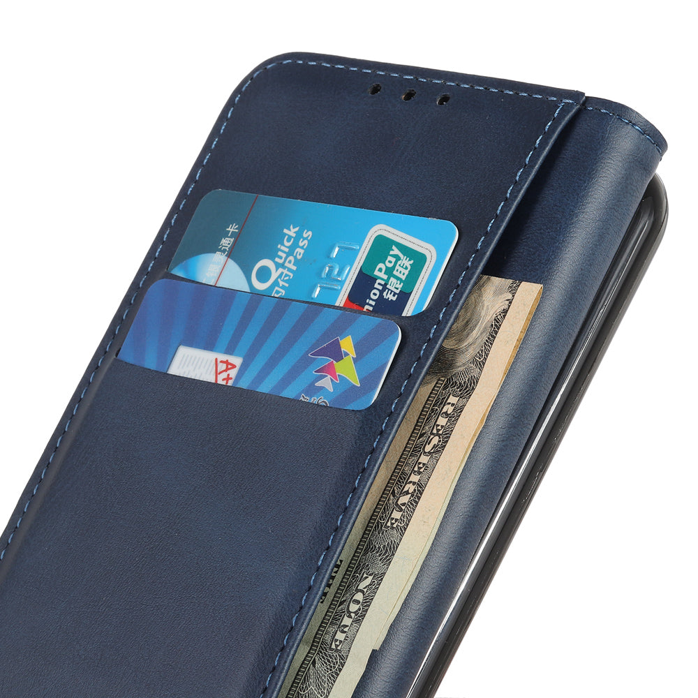 Split Leather Phone Case for Nokia G22 , Anti-drop Wallet Flip Stand Phone Cover