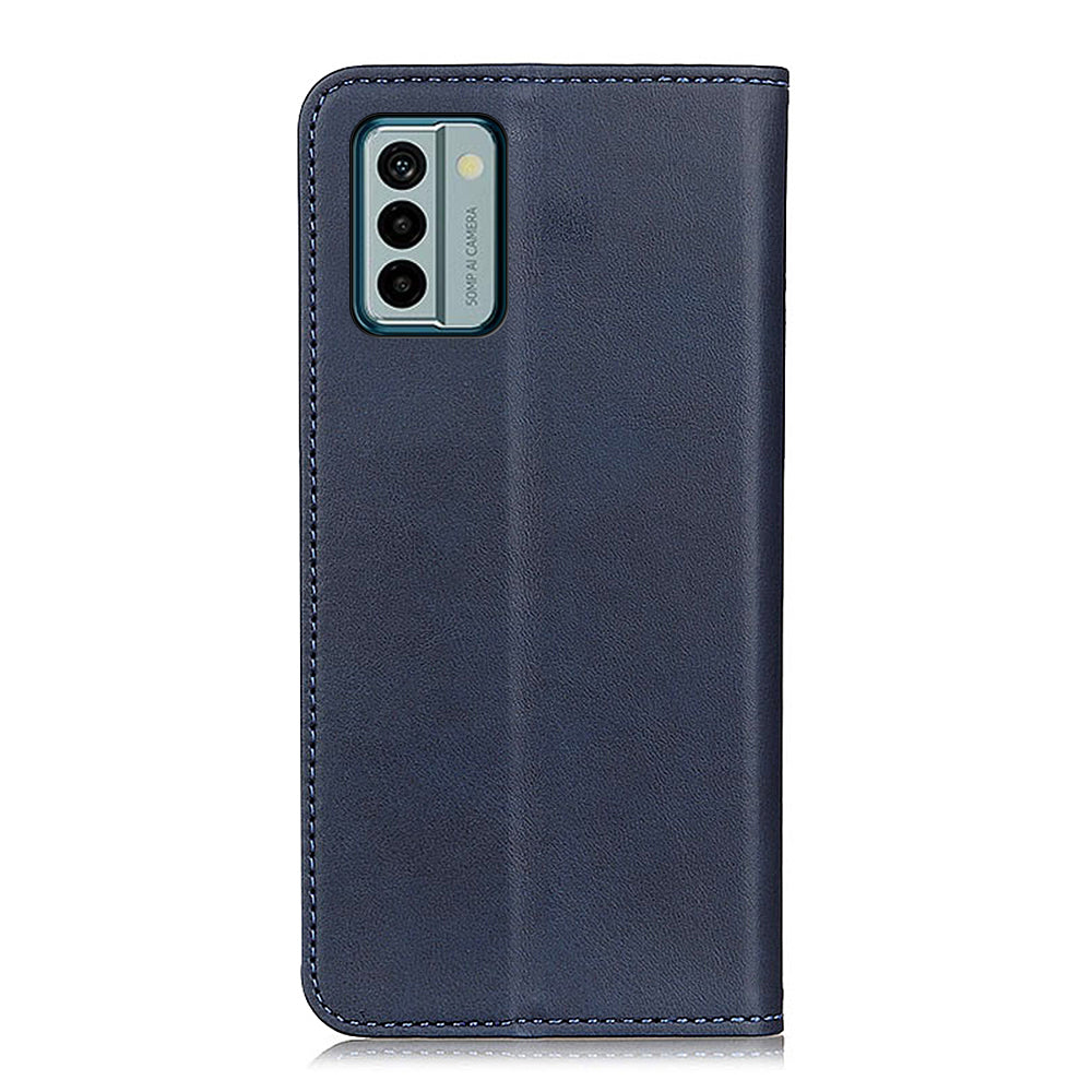 Split Leather Phone Case for Nokia G22 , Anti-drop Wallet Flip Stand Phone Cover