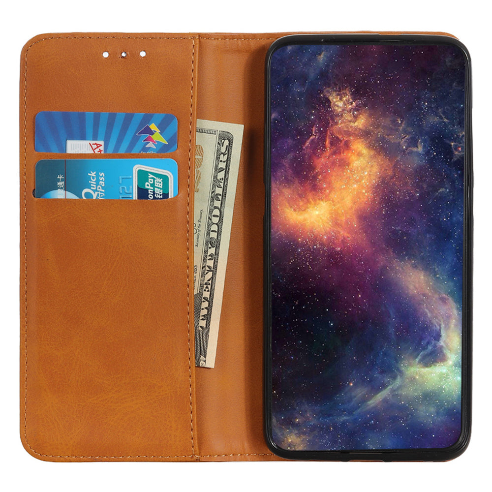 Split Leather Phone Case for Nokia G22 , Anti-drop Wallet Flip Stand Phone Cover