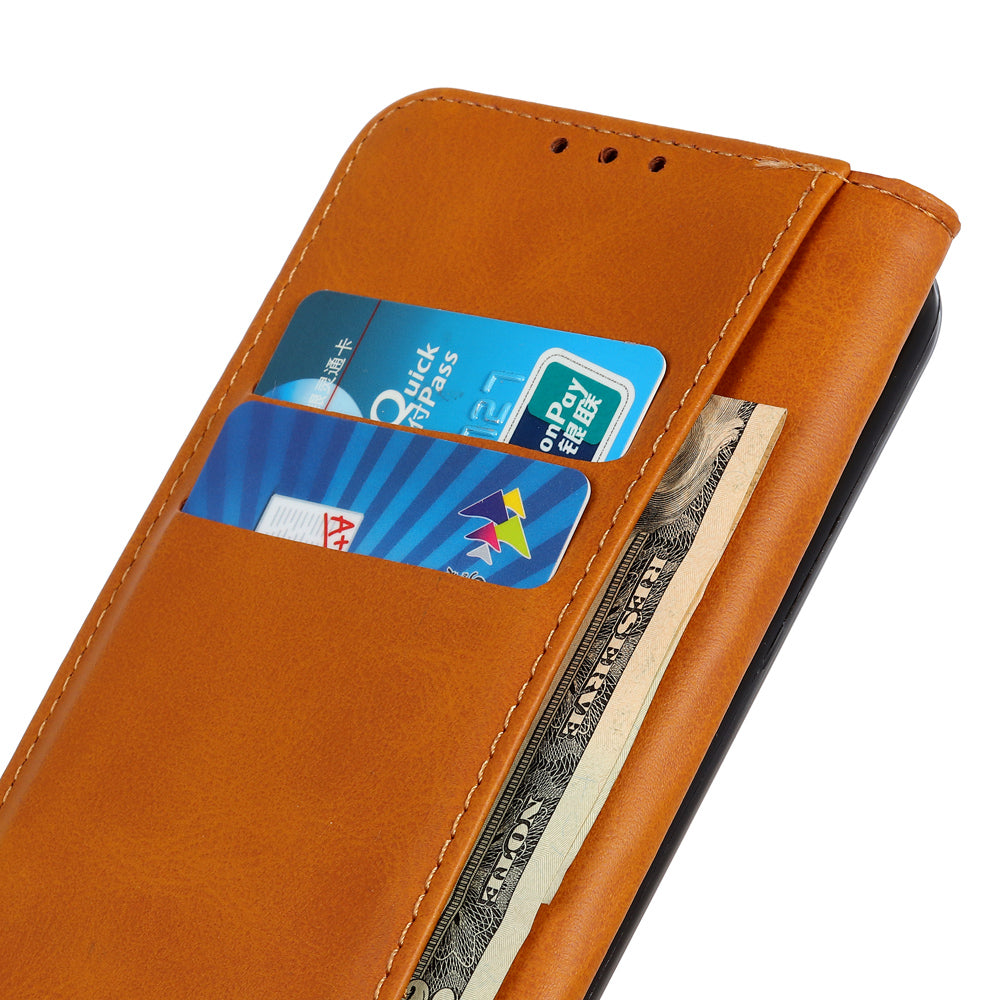 Split Leather Phone Case for Nokia G22 , Anti-drop Wallet Flip Stand Phone Cover