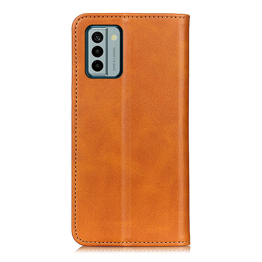 Split Leather Phone Case for Nokia G22 , Anti-drop Wallet Flip Stand Phone Cover