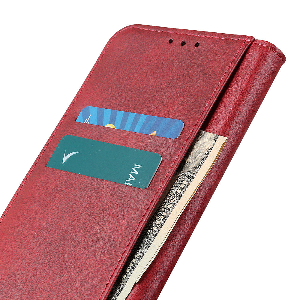 Split Leather Phone Case for Nokia G22 , Anti-drop Wallet Flip Stand Phone Cover