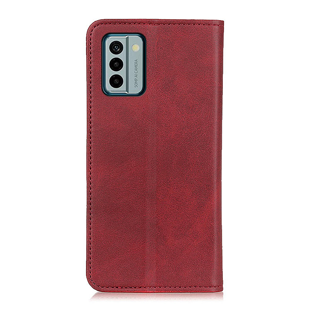 Split Leather Phone Case for Nokia G22 , Anti-drop Wallet Flip Stand Phone Cover