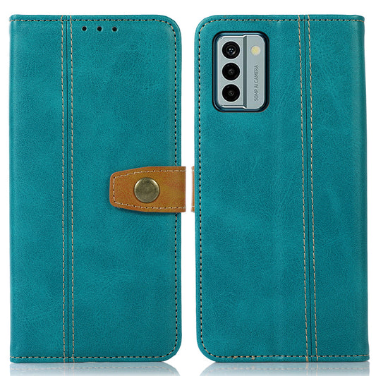 For Nokia G22 Anti-Scratch Phone Wallet Case Calf Texture Stand Leather Cell Phone Cover