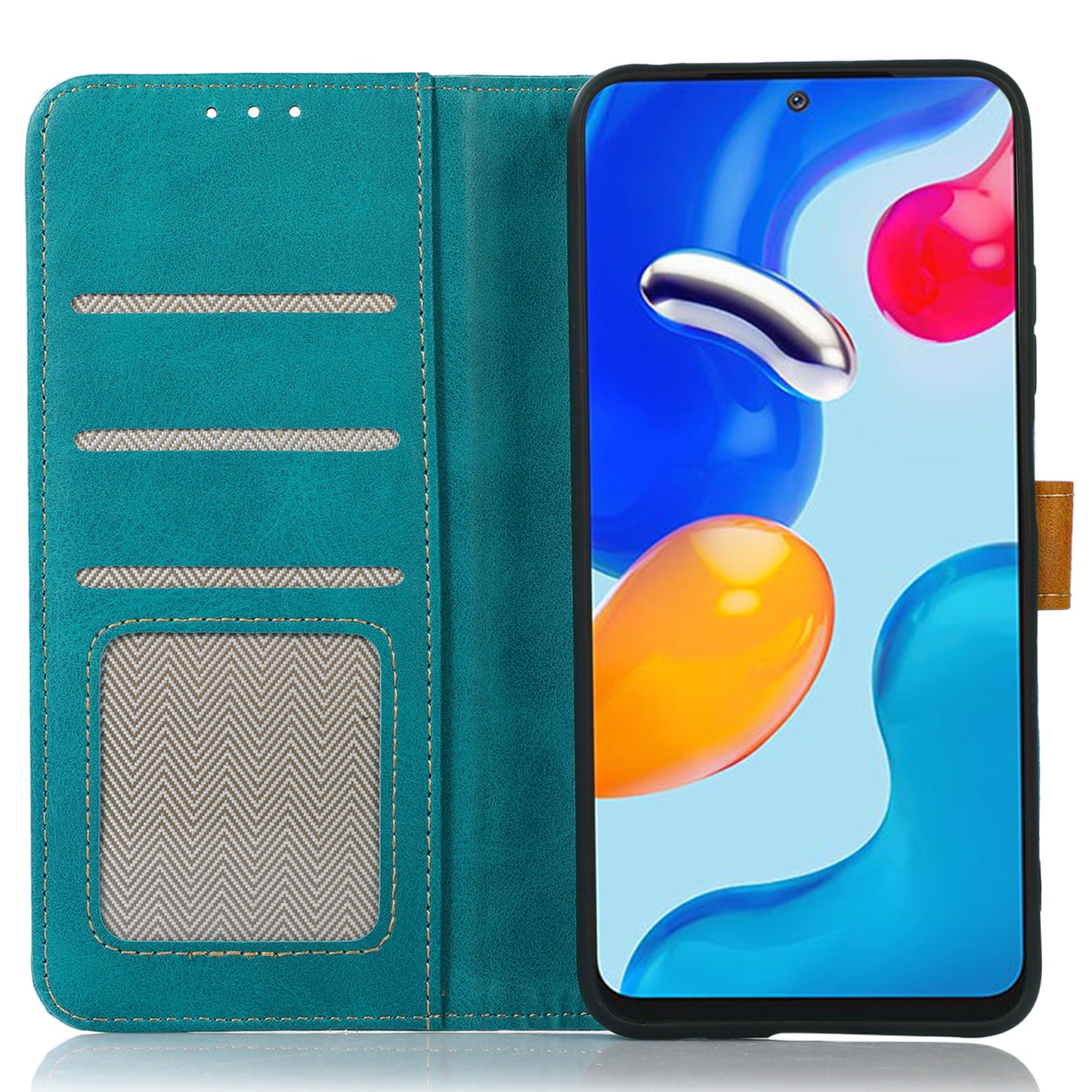 For Nokia G22 Anti-Scratch Phone Wallet Case Calf Texture Stand Leather Cell Phone Cover