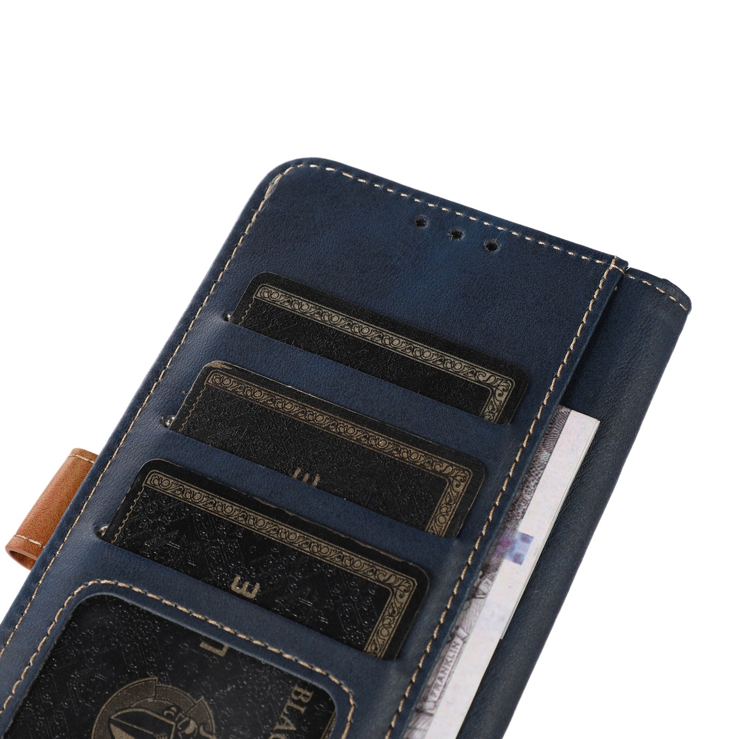 For Nokia G22 Anti-Scratch Phone Wallet Case Calf Texture Stand Leather Cell Phone Cover