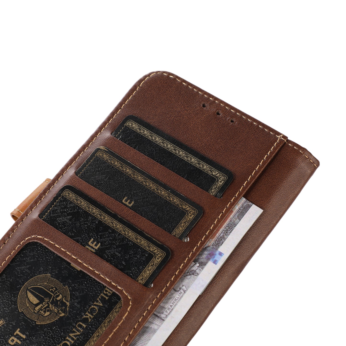 For Nokia G22 Anti-Scratch Phone Wallet Case Calf Texture Stand Leather Cell Phone Cover
