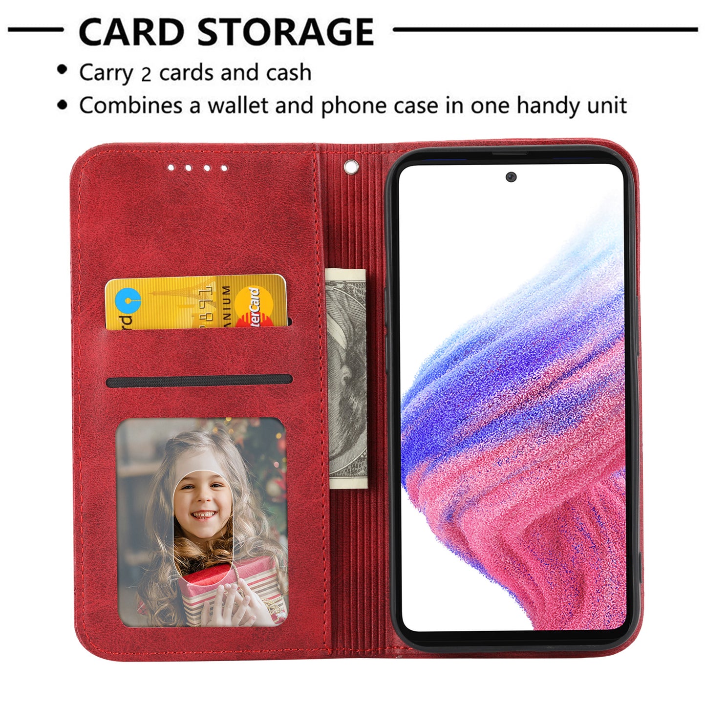 Phone Case for Samsung Galaxy A24 4G , Imprinted Rhombus Pattern Wallet Calf Texture PU Leather Stand Phone Cover