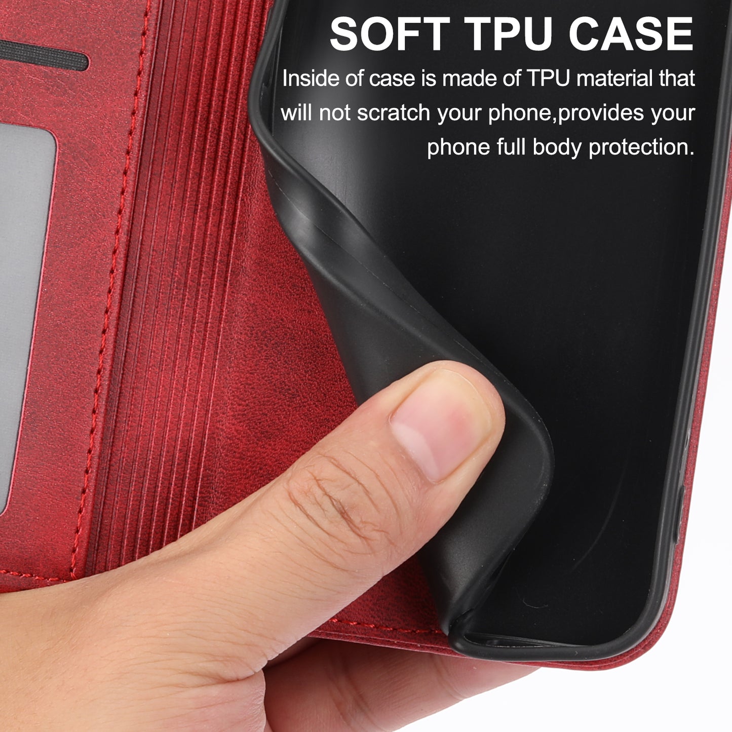 For Samsung Galaxy M14 5G Imprinted Rhombus Pattern Phone Shell Calf Texture PU Leather Stand Phone Case